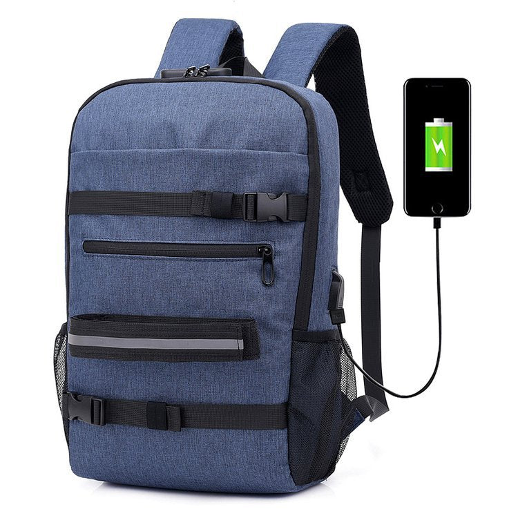 Stylish Korean Travel & School Skateboard Backpack