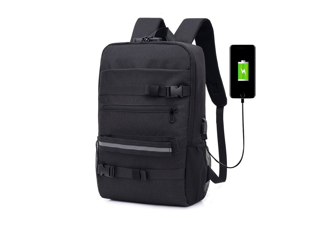 Stylish Korean Travel & School Skateboard Backpack