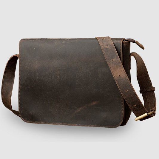 Retro Casual Men's Leather Shoulder Bag